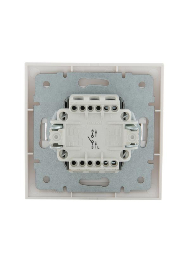 Выключатель 1-кл. СП Deriy 10А бел. LEZARD 702-0202-100