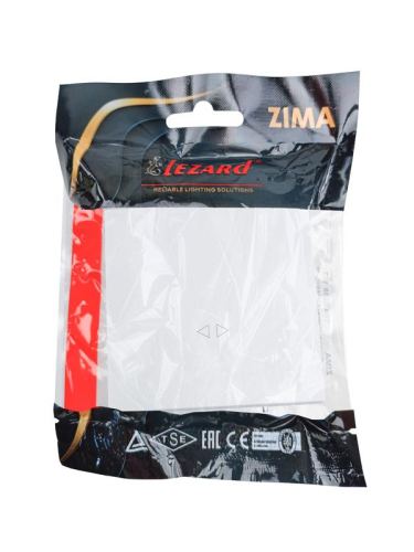 Выключатель 1-кл. перекрестный СП ZIMA IP20 10А безвинт. зажим бел. LEZARD 704-0288-107QC