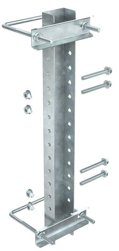 Крепление к опорам огражд. 80-100мм для 2-консолей IEK CLM50D-CO-100-2