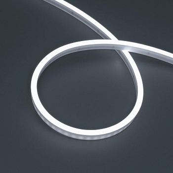 Лента светодиодная WAVE-SIDE-PU-A120-06x12mm 24В White 5700К 8Вт/м IP68 wire x1 вывод боков. герметичная (уп.1м) Arlight 052583