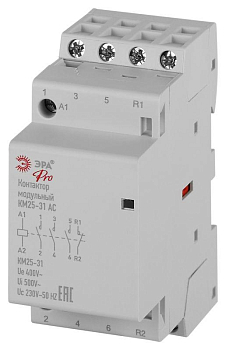 Контактор модульный КМ25-31 АС PRO NO-902-331 ЭРА Б0062319