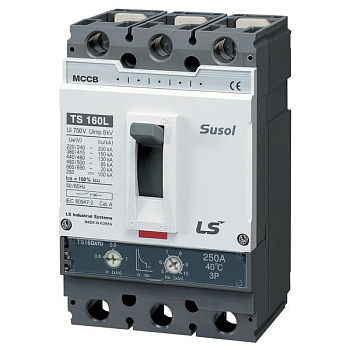 Выключатель автоматический 3п 3т 160А 50кА TS160N FMU LS Electric 105015100
