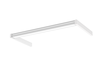 Светильник светодиодный Integral CRI90 18Вт 4000К 1235х605х70 IP40 рассеив. опал RAL9003 бел. муар VARTON V1-E0-X0373-60OP0-4001840