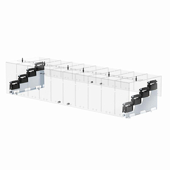 Комплект зашитного кожуха ступенчатой шинной системы 4P КЭАЗ 307637