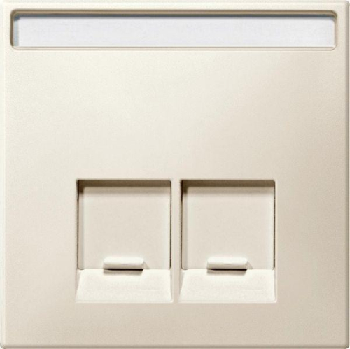 Накладка для механизма тел./комп. роз. 2-пост. Merten беж. SchE MTN466644