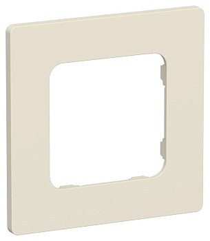 Рамка 1-м СП FLITE РУ-1-К-ФлСл сливочный IEK FI-M12-32-20-K86
