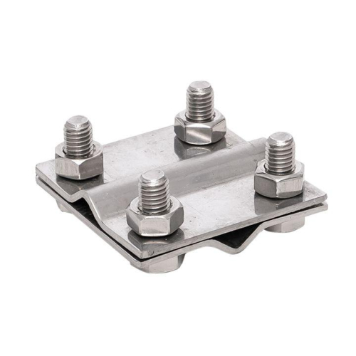 Зажим крестовидный прут-прут (пластина 57х57мм) Ni PROxima EKF lp-g3109-ni