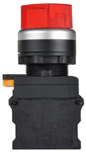 Переключатель 3 полож. 2НО с подсветкой красн. MASTER IEK MI-SW60-20XD-4-14-3-K04