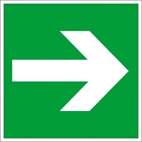 Знак "Направляющая стрелка" 200х200мм PROxima EKF an-5-08