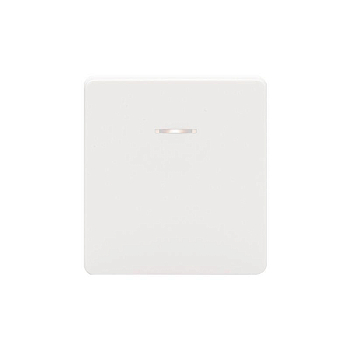 Переключатель перекрестный 1-кл. СП ROUND 10А с подсветкой перламутр Kranz KR-78-0718-1