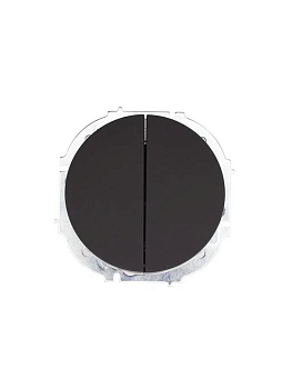 Выключатель 2-кл. СП OSEN 10А IP20 механизм черн. бархат LEZARD 743-4288-101