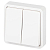 Переключатель Эксперт 11-1526-01 двойн. IP55 10АХ-250В СУ бел. Эра Б0063248
