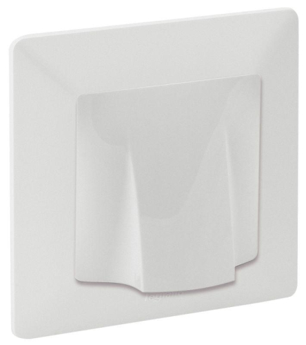 Вывод кабельный Valena Life с лиц. панелью без клемм бел. Leg 753434