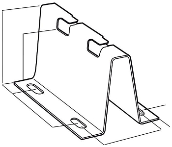 Кронштейн безвинтовой R50 316L CABLOFIL 348531