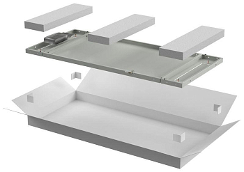 Панель задняя 600мм для шкафа 24U сер. LINEA N ITK LN35-24U6X-ZM