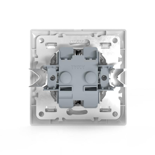 Розетка 1-м СП AVA 16А IP20 с заземл. защ. шторки в сборе бел. TOKOV LIGHT TKL-AV-R1FZSF-C01