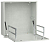 Шкаф встраиваемый потол. 4U 600х600мм дверь метал. Сер. LINEA R ITK LR35-4U66-MF