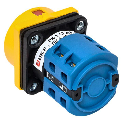 Переключатель кулачковый ПК-1-22 25А 2п "1-0-2" с блокировкой IP65 PROxima EKF pk-1-22-25-a65