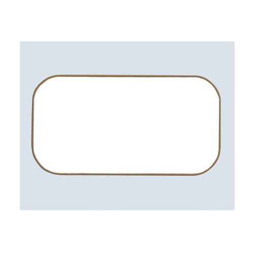 Рамка для розетки 2-м Стокгольм бел. с линией цвета шампань PROxima EKF EYM-G-305-20