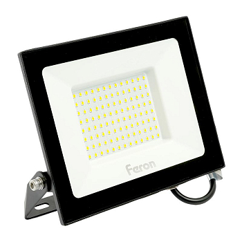 Прожектор светодиодный LL-922 100Вт 4000К IP65 AC 230В/50Гц 2835SMD черн. FERON 48108