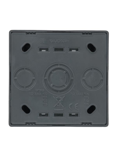 Выключатель 1-кл. ОП LETO графит LEZARD 752-3400-100