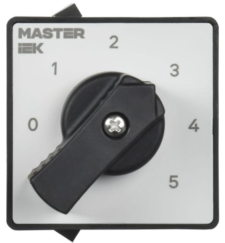 Переключатель кулачковый 10А (сх. 110) стандартная рукоятка IEK MI-CS10-010-110