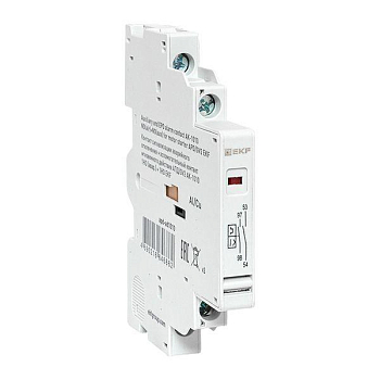 Контакт сигнализации аварийного отключения + вспомогательный контакт мгновенного действия АПД/GV2 АК-1010 1НО (авар.) + 1НО EKF apd-ad1010