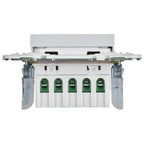 Кнопка звонка SKANDY 10А SK-V17W для отелей с индикацией арктич. бел. IEK SK-V14-2-10-K01