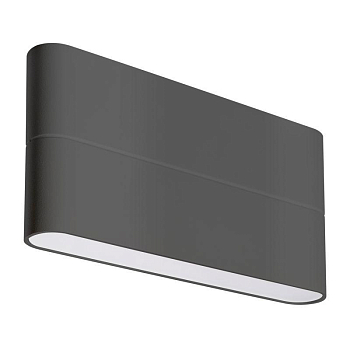 Светильник SP-WALL-FLAT-S170x90-2x6W Warm3000 (GR 120 deg 230В) (IP54 металл) Arlight 032412