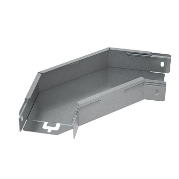 Угол для лотка горизонтальный 90град. 150х50 "ПЛЮС" RAL КМ PL7237