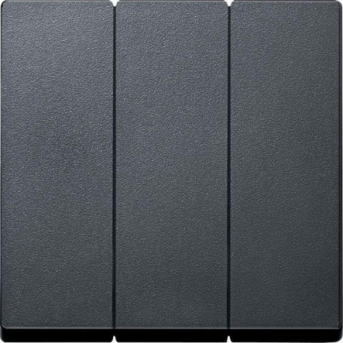 Клавиша 3-м Merten антрацит SchE MTN311914