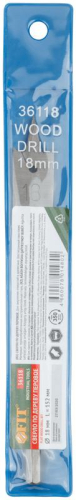 Сверло по дереву перовое 18х152мм FIT 36118
