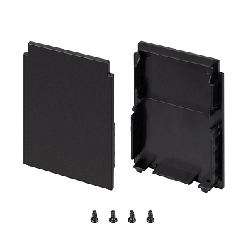 Заглушка SL-LINE-4050-3L-HIGH BLACK глухая пластик (комплект) Arlight 044678