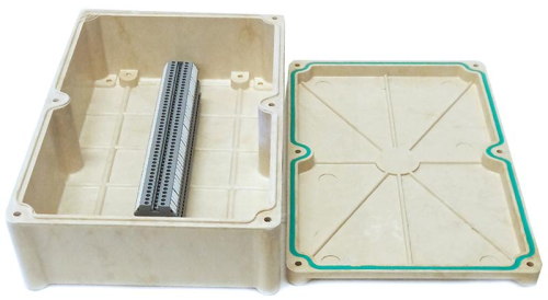 Коробка клеммная КСП-45/00/45 У2 45 клемм IP65 (без каб. вводов) Электротехник ET013220