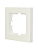 Рамка 1-местн. горизонт. VESNA жемчужно-бел. перламутр (20шт/240шт) LEZARD 742-3000-146