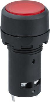 Кнопка d22мм 230В NO+NC 82 822 NBI-B-09-R с подсветкой красн. Navigator 82822