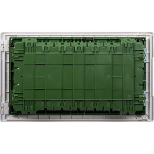 Щиток распределительный СП Practibox3 IK 07 1 рейка 18мод. с клеммник. заземл. IP40 бел. дверь Leg 401716