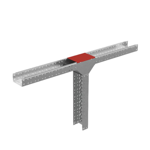 Крышка для отвода T-образ. вертикал. вниз 50х400мм "ПЛЮС" HD85 КМ PL16125