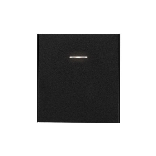 Переключатель перекрестный 1-кл. СП STRONG 10А с подсветкой антрацит Kranz KR-78-0718-5