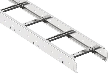 Лоток лестничный 80х300 L6000 сталь 1.5мм LESTA IEK CLM40-080-300-6-150