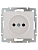 Розетка 1-м СП Rain 16А IP20 без заземл. керамика механизм бел. LEZARD 703-0288-121