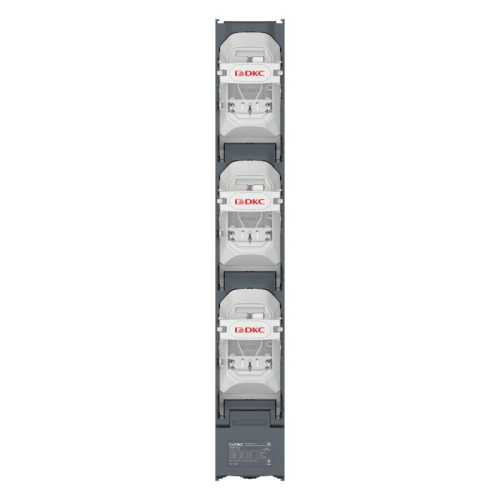 Выключатель вертикальный предохранитель разъединитель 250А 3P с пополюсным отключением с выводами "ласточкин хвост" DKC FSV01-S-3U-M10