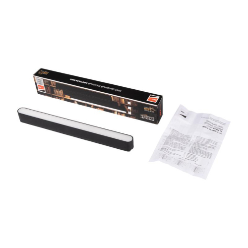 Светильник светодиодный трековый Метр (MTR)16 1018 18Вт 3000К IP20 frost 90град. BL низковольтный черн. Pro JazzWay 5056213