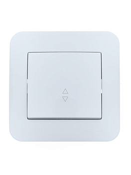 Переключатель проходной 1-кл. 1п СП ASTI 10А IP20 в сборе бел. LEZARD 7081-0202-105