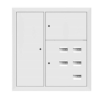 Щит этажный 5кв. слаботочка слева RAL9003 (1000х950х160) PROxima EKF mb29-v-5z-ral9003