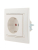 Розетка 1-м СП Mira 16А IP20 с заземл. защ. шторки со вставкой керамика жемчуж./бел. перламутр. LEZARD 701-3030-124 Розетка 1-м СП Mira 16А IP20 с заземл. защ. шторки со вставкой керамика жемчуж./бел. перламутр. LEZARD 701-3030-124