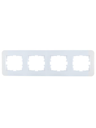 Рамка 4-м ASTI горизонт. бел. LEZARD 7081-0200-149