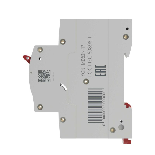 Выключатель автоматический модульный 1п C 1А 6кА YON макс (YON max) MD63N YON MD63N-1PC1