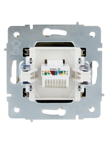 Розетка компьютерная VESNA зол. 140 LEZARD 742-3688-140