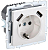 Розетка BRITE РЮш10-1-БрБ 16А с USB A+A 2.1А с заземл. защ. шторки бел. IEK BR-R14-16-U21-D21-K01